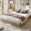 Nasitip Wood Bed Frame, Floor Standing Bed Frame with Wooden Slat,No Box Spring Needed,Modern Minimalist Bedroom Furniture for Apartments, Dorms - 2 of 4
