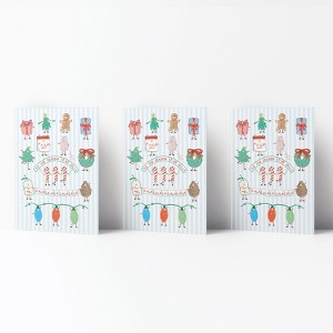 Jolly People Winter/Holiday/Christmas Greeting Card Pack Sets (3 ct) by Ramus & Co - 1 of 4