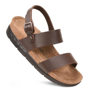 Aerothotic - Tori Casual Non-Slip Comfy Leather Platform Sandals - 1 of 4