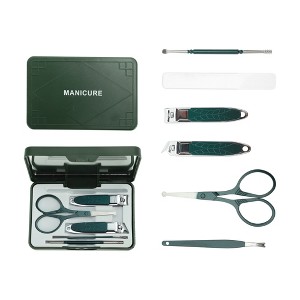 Unique Bargains Mirror Box Nail Clippers Set Toenail Clippers 1 Set - 1 of 4
