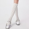 Anna-Kaci Women's 2-Pair Knee-High Socks with Classic Polka Dot Pattern Soft Stretch Fabric Perfect for Gifting and Everyday Wear - 3 of 4