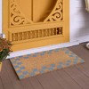 Balta Rugs 1'5"x2'5" Checkerboard Border Natural Papilio Coir Doormat - 2 of 4
