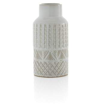 Medium White Austin Vase - Shiraleah
