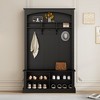 NicBex 75.30"H Modern Hall Tree with Storage for Living Room - 2 of 4