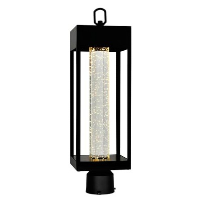 CWI Lighting Rochester LED Integrated Black Outdoor Lantern Head