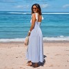 Women's Breezy Striped Maxi Dress for Beach Getaways - Cupshe - 4 of 4