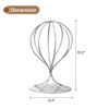 Unique Bargains Metal Women Durable Stable Tabletop Hat Cap Rack Wigs Holder 1 Pc - 2 of 3