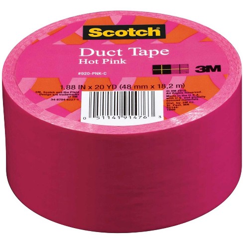 Scotch Duct Tape, 1.88 Inches X 20 Yards, Hot Pink : Target