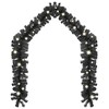 vidaXL Garland Black PVC Extra Long Artificial Christmas Garland Other - 3 of 4