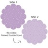 Big Dot of Happiness Purple Confetti Stars - Simple Party Round Table Decorations - Paper Chargers - Place Setting For 12 - 3 of 4