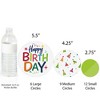 Big Dot of Happiness Cheerful Happy Birthday - Colorful Birthday Party Giant Circle Confetti - Party Decorations - Large Confetti 27 Count - 3 of 4