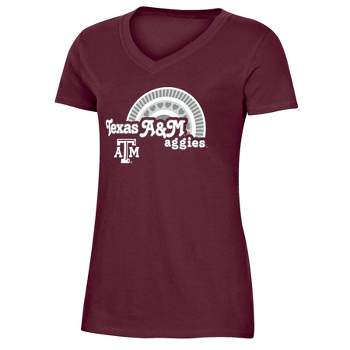 NCAA Texas A&M Aggies Girls' V-Neck T-Shirt