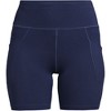 Lands' End Women's Active High Impact 7" Pocket Bike Shorts - 3 of 4