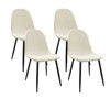 UPHA 5-Piece Dining Table and Chair Set 55" MDF Table - 4 of 4