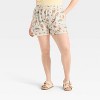 Women's Winnie the Pooh Graphic Shorts - Cream - 2 of 3