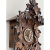 Eight Day Cuckoo Clock With 16 Inch Height Hand-Carved Vines and Leaves By River City Clocks - 4 of 4