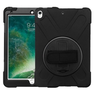 MYBAT For Apple iPad Air (2019)/Pro 10.5" Black Hard TPU Hybrid Plastic Case w/stand