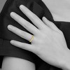 Black Bow Jewelry 2mm to 6mm 14K Yellow Gold Lightweight Half Round Standard Fit Band - 4 of 4