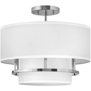 Hinkley Graham 16" Wide Polished Nickel 3 Light Ceiling Light - 1 of 1