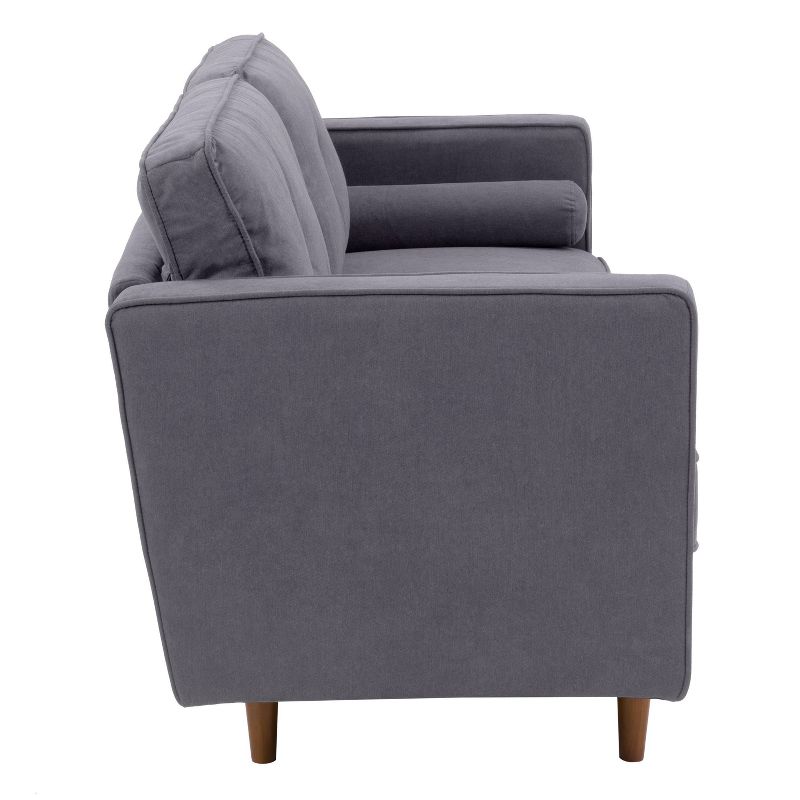 Mulberry Fabric Upholstered Modern Sofa - CorLiving, 4 of 9