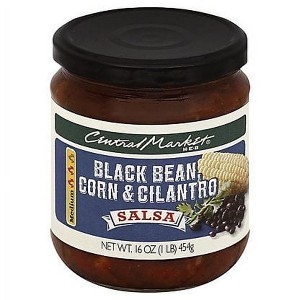 Central Market Medium Black Bean, Corn & Cilantro Salsa, 16 oz (Pack of 4) - 1 of 1
