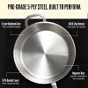 Alva Cookware Maestro 5-Ply Stainless Steel Frying Pan, Durable Induction Pan, Non Toxic Cookware, Stay Cool Handle - 4 of 4