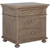 Allisyn 3-Drawer Wood Nighstand W/ Lockable Top Drawer - SFV7706 - Light Brown - Safavieh Couture - 3 of 4