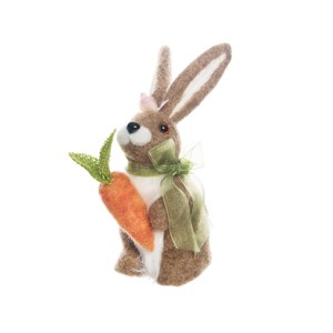Gallerie II Felt Bunny Figurine - 1 of 2