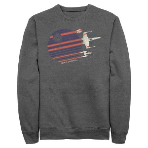 Mens Star Wars X-wing Starfighter Flyby Sweatshirt - 1 of 4