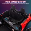 24V 2 Seater Ride On UTV Car, 4WD Electric Off-Road Truck with Sun Shade, Side By Side Battery Powered Toy Car with Remote Control, Music, Lights - 2 of 4