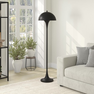 Hudson and Canal 61" Tall Floor Lamp with Metal Shade