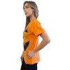 #followme Halloween T-Shirt for Women Skeleton & Pumpkin - 100% Cotton - 2 of 4