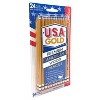 24ct #2 HB Pencils 2mm Pre-sharpened Premium American Wood Yellow - U.S.A. Gold - image 2 of 4