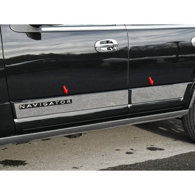 QAA Stainless Steel Rocker Panel Trim 4Pc Fits 15-17 Lincoln Navigator TH55655 QAA