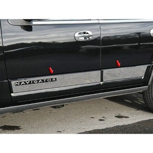 QAA Stainless Steel Rocker Panel Trim 4Pc Fits 15-17 Lincoln Navigator TH55655 QAA - 1 of 4