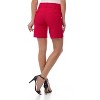 Rekucci Women's Pull-On Chic Urban Shorts with Pockets and Button Detail - 3 of 4