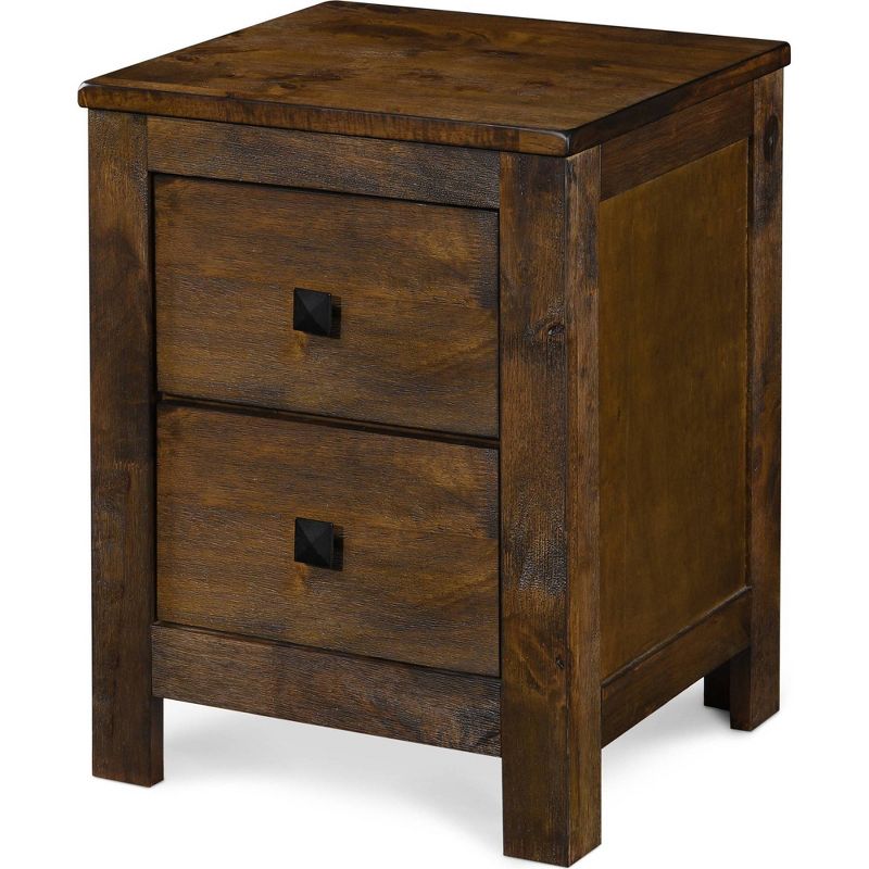 Stratford 2 Drawer Nightstand Classic Brown - Finch, 5 of 8