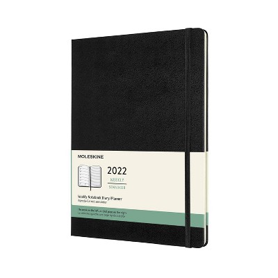 2022 Planner 12 Month XL Black - Moleskine