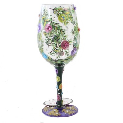 Tabletop 9.0" Season Of Light Lolita Stemmed Wine Glass Enesco  -  Drinkware