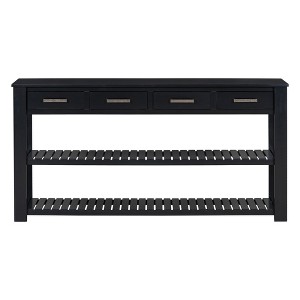 Bella Depot 62.2''W Console Table with 4 Drawers and 2 Shelves - 1 of 4