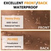 Akefit L-Shaped Patio Sectional Sofa Cover Waterproof Outdoor V-Shaped Furniture Cover Brown - 4 of 4