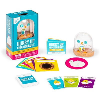 Hurry Up Chicken Butt Family Friendly Hot-Potato Card Game