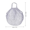 Unique Bargains Cotton Mesh Reusable Washable Grocery Bags 1 Pcs 15x13.8" - 2 of 4