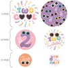 Big Dot of Happiness Two Cool - Girl - Pastel 2nd Birthday Party Giant Circle Confetti - Party Decorations - Large Confetti 27 Count - 2 of 4