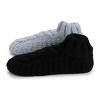 MUK LUKS Women's Cuffed Sweater Knit Ballerina - 2 Pair Pack - 3 of 4