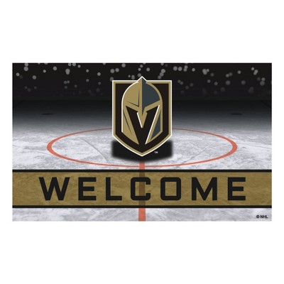 NHL Vegas Golden Knights Rubber Door Mat 18"x30"