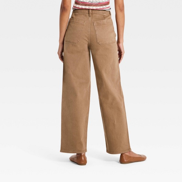 Pantalón recto estilo marinero para mujer - Universal Thread™ Malva 2