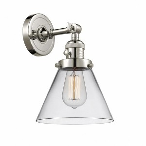 Cone - 1 Light Wall Sconce In Industrial Style-10 Inches Tall and 8 Inches Wide - 1 of 1