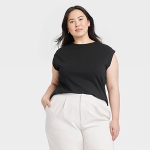 Women's Extended Short Sleeve T-Shirt - A New Day™ - 1 of 3