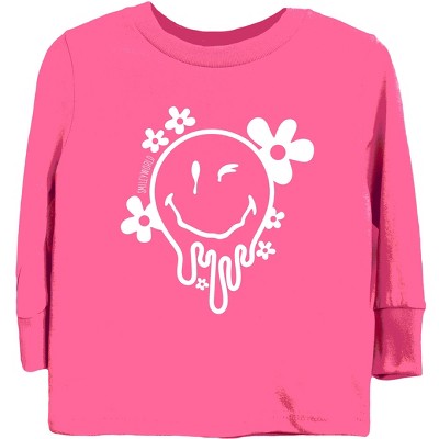 The Juniper Shop SmileyWorld Melting Outline Youth Long Sleeve Tee